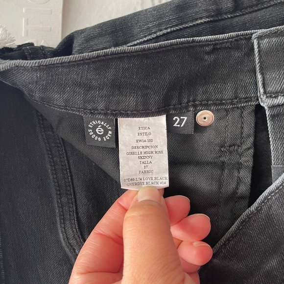 Ética Giselle High Waist Skinny Jean in Archangel Falls - Picture 7 of 9